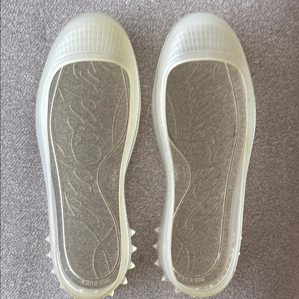 Christian Louboutin Clear rubber shoe covers